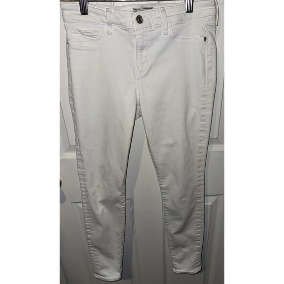 Abercrombie and Fitch Women’s White Super Skinny Ankle Jeans - 27/490 - Picture 1 of 6